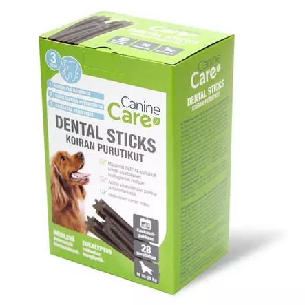 CanineCare Dental Sticks Koiran purutikut, M 28 kpl - Koiran hampaidenhoitoherkut - 20060 - 1