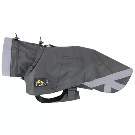 Kivalo koiran sadetakki Niva (55 cm, Kallio (Harmaa)) - Koiran takit ja manttelit - KI1650 - 1