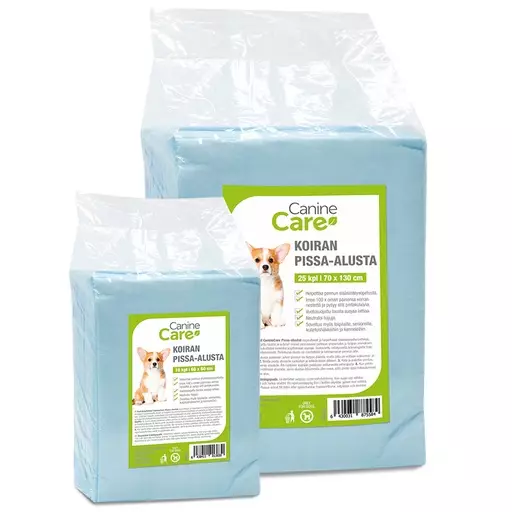 CanineCare Koiran pissa-alusta (18 kpl / 60 x 60 cm) - Koiran pissa-alustat - 42400 - 1