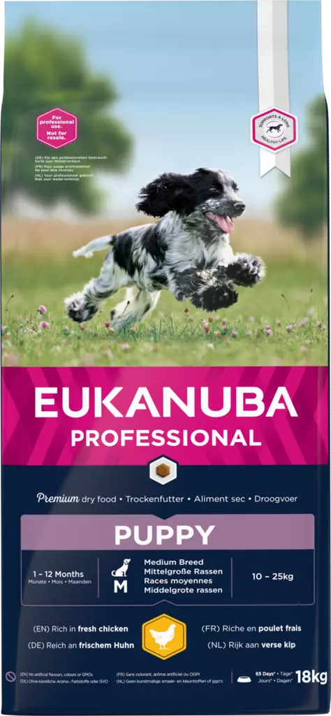 Eukanuba Dog Puppy Medium 18 kg - Koiran kuivaruoat - 101000 - 1