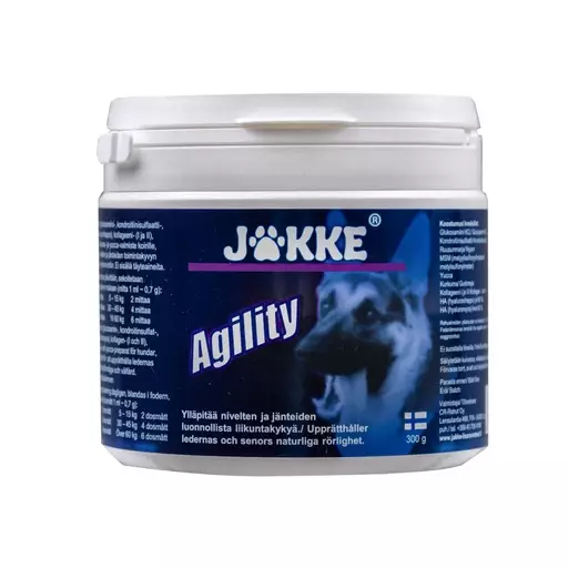 JAKKE agility, täydennysrehu koirille 300g - Ravintolisät ja -öljyt - JAKKE190 - 1