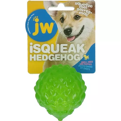 JW Hedgehog Squeaky Ball, Vinkuva kumipallo - Koiran lelut ja aktivointi - HLJW032360 - 1