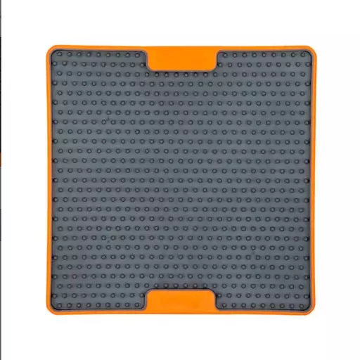 LickiMat Aktivointimatto Soother Tuff, oranssi, 20 x 20 cm - Koiran kupit ja ruokintatarvikkeet - IM6455440 - 1