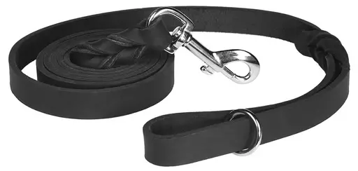 Pet First FL Rasvanahkatalutin, punot.,musta, kirkas pistoolil., 1,8 x 180 cm - Koiran talutushihnat - NK8710320 - 1