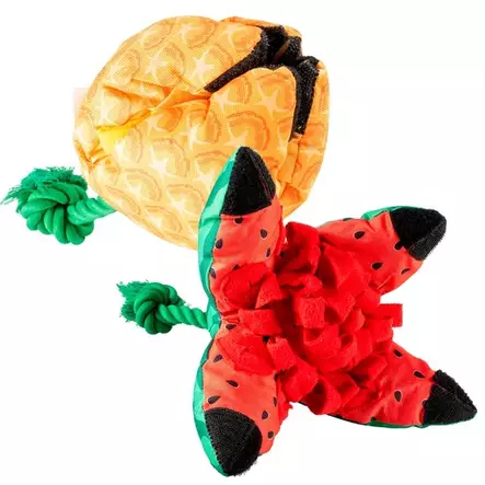 Duvo+ Koiranlelu Namipommi köydellä (Vesimeloni) - Koiran lelut ja aktivointi - LD15481 - 1