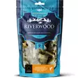 Riverwood Kuivatut lohennahkapalat koirille ja kissoille, 100 g - Koiran kuivatut herkut - R139901 - 1