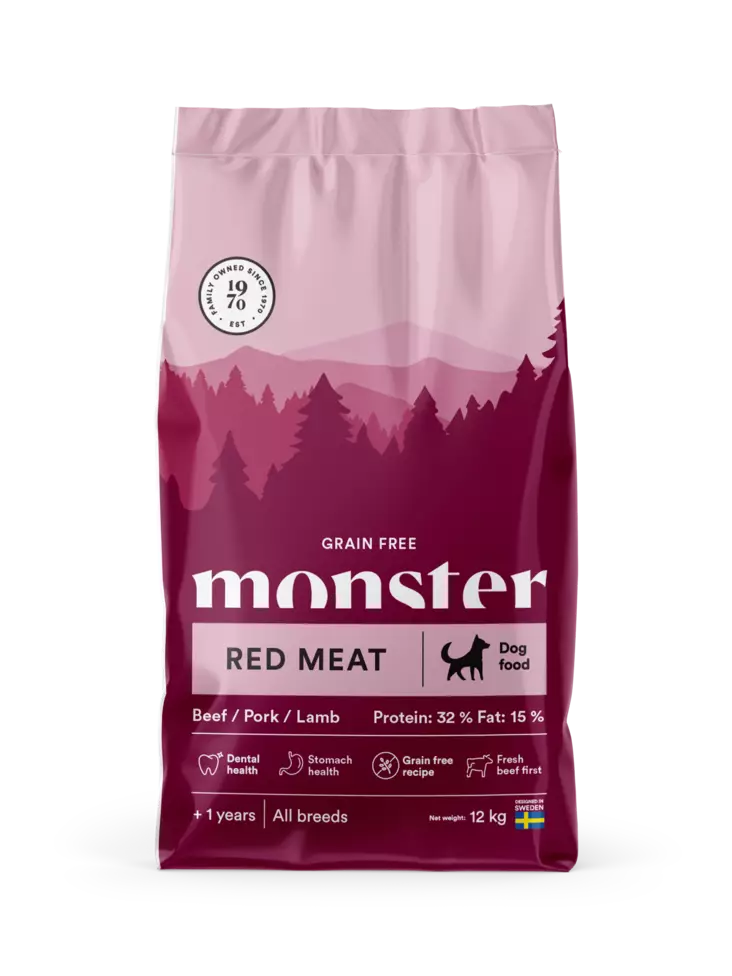 Monster Dog Grain Free Adult Red Meat 12 kg - Monster koiran kuivaruoat - 461041 - 1
