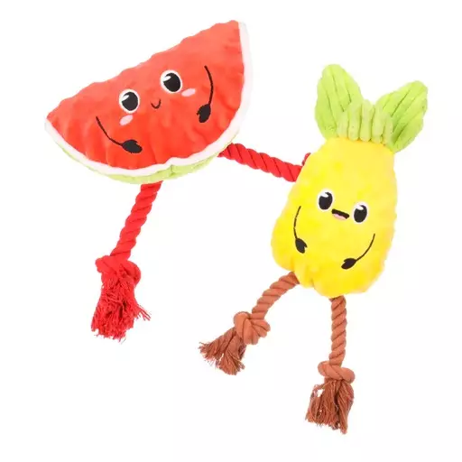 Flamingo Koiranlelu Hedelmä köysillä (Ananas) - Koiran lelut ja aktivointi - FL523561 - 1