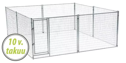 Jämpti Pro MEDI Kuumasinkitty tarhapaketti (175 cm) (1 + 11 (6 x 6 m)) - Koiratarhat ja kopit - TP50064111 - 1