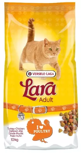 Lara Adult with Turkey & Chicken, täysravinto aikuisille kissoille (10 kg) - Lara kissan kuivaruoat - 441061 - 1