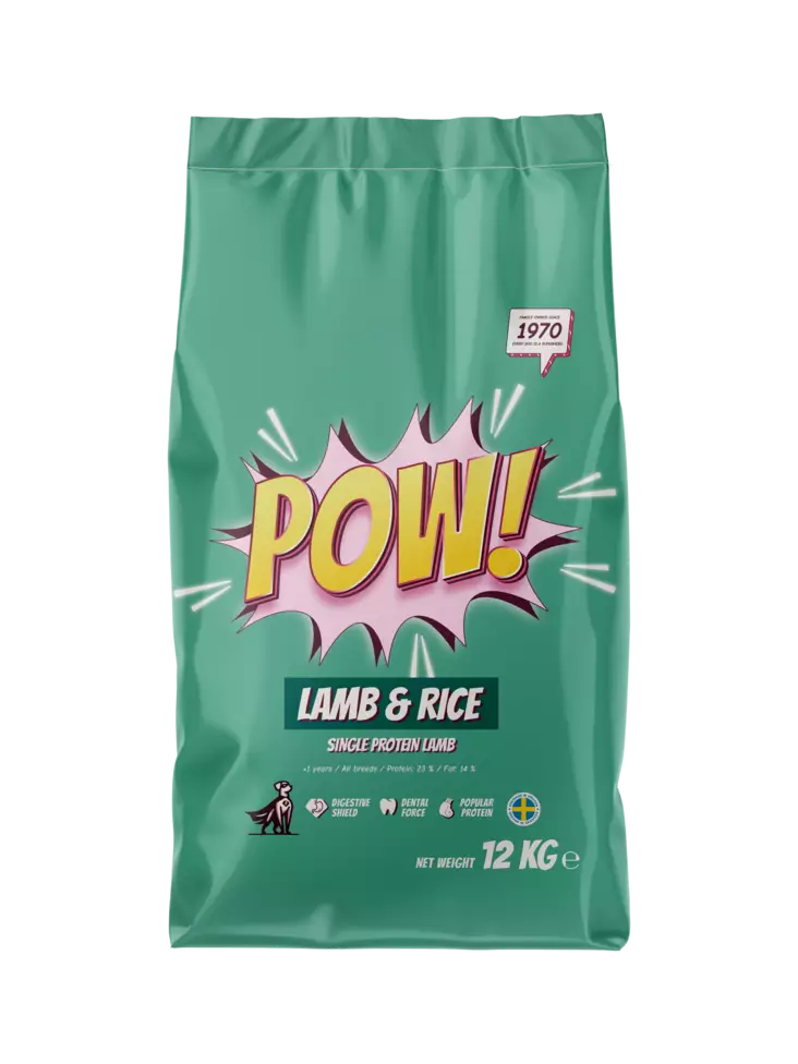 POW! Dog Adult Lamb & Rice 12 kg - POW! - 311071 - 1