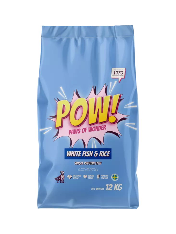 POW! Dog Adult White Fish & Rice 12 kg - POW! - 311021 - 1