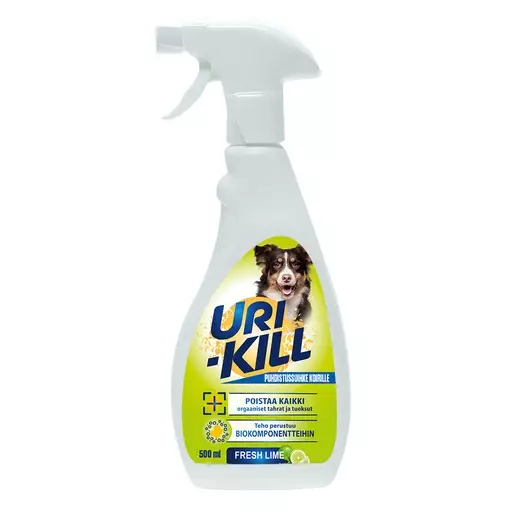 Uri-Kill Puhdistussuihke Koirille, Fresh Lime, 500 ml - Puhdistus- ja hajunpoistotuotteet - SOG090331 - 1