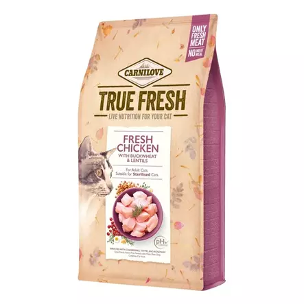 Carnilove Cat True Fresh Kana, Aikuisille ja leikatuille kissoille (340 g) - Carnilove koiran kuivaruoat - CL100172162 - 1