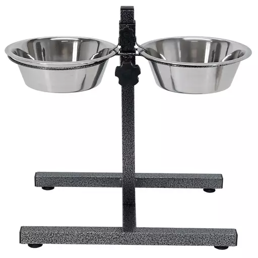 Brava Koiran kuppiteline metallikupeilla (S: 1,5 l kupeille) - Koiran kupit ja ruokintatarvikkeet - 26022 - 1