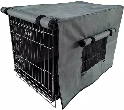 Brava Päällinen häkkiin (M, Harmaa) - Koiran häkit ja kuljetuslaatikot - 80952 - 1