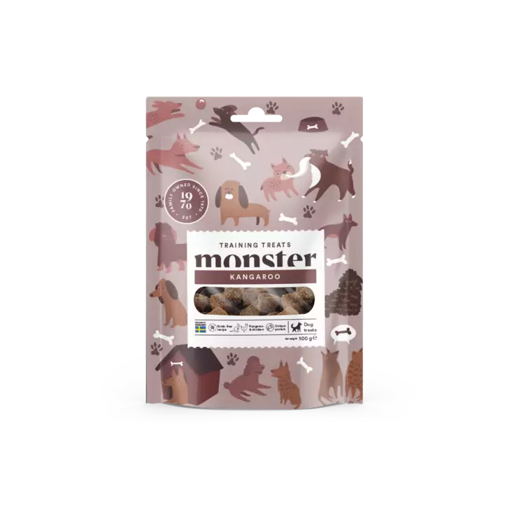 Monster Dog Training Treats Kangaroo 100 g - Koiran treeniherkut - 468802 - 1