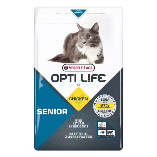 Opti Life Cat Senior Viljaton kana (1 kg) - Opti Life koiran kuivaruoat - 441312 - 1