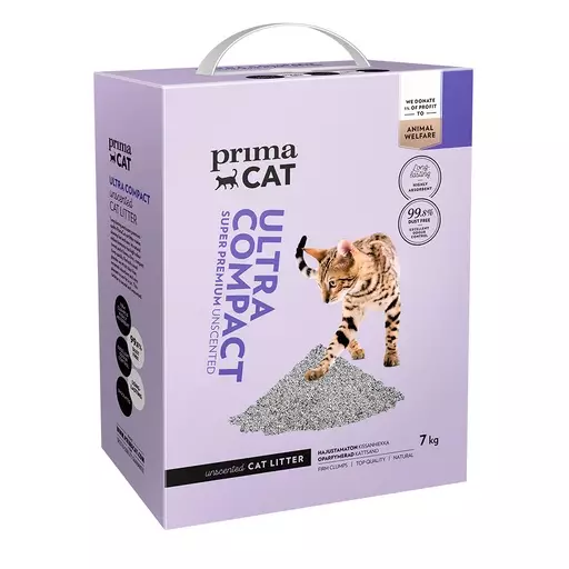 PrimaCat Ultra Compact Unscented Kissanhiekka, 7 kg - Kissanhiekat - PP9262 - 1
