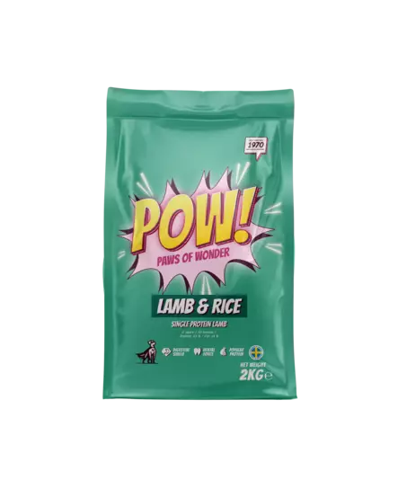 POW! Dog Adult Lamb & Rice 2 kg - POW! - 311073 - 1