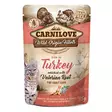 Carnilove Kissan märkäruoka fileinä kastikkeessa, Kalkkuna & rohtovirmajuuri, 85 g - Carnilove koiran märkäruoat - CL104100383 - 1