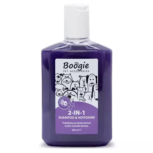 Boogie 2-in-1 Shampoo ja hoitoaine, 280 ml - Koiran shampoot ja hoitoaineet - 52303 - 1