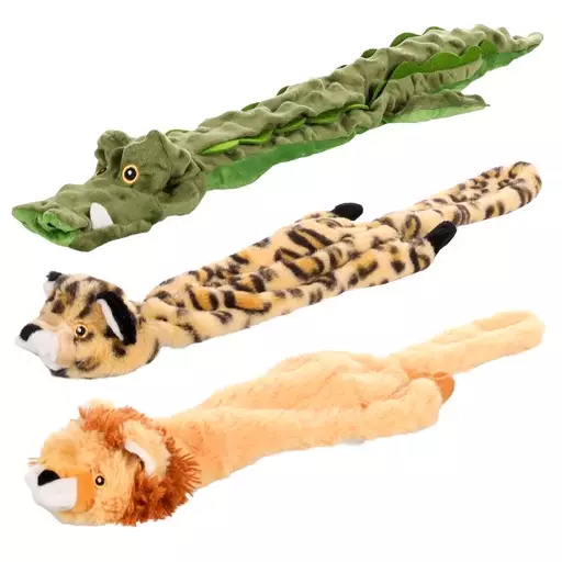 Flamingo Koiranlelu täytteetön samettieläin (Krokotiili) - Koiran pehmolelut - FL522333 - 1