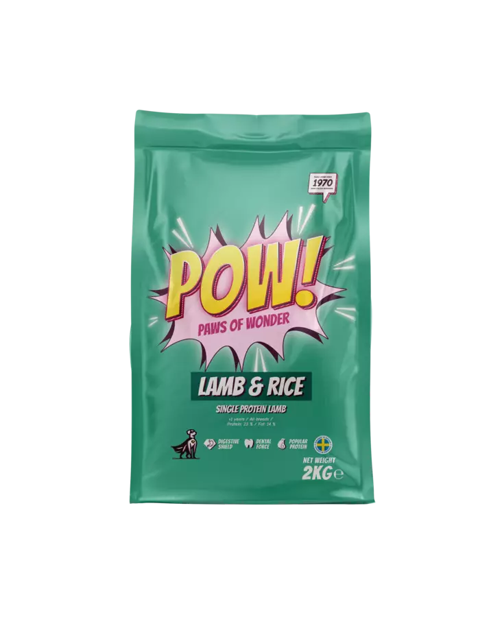 POW! Dog Adult Lamb & Rice 2 kg - POW! - 311073 - 1