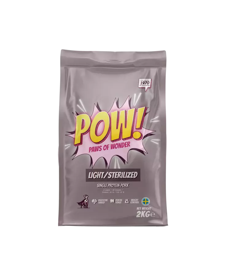 POW! Dog Light/Sterilized 2 kg - POW! - 311053 - 1