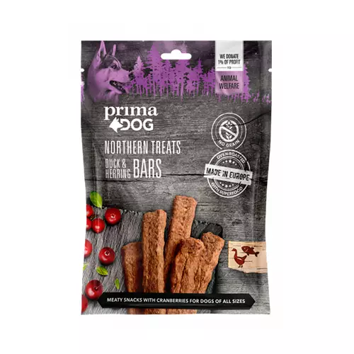 PrimaDog Northern Treats Ankka-sillitanko (200 g) - Koiran makupalat - PP10093 - 1