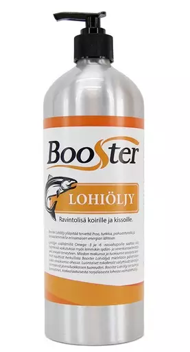 Booster Lohiöljy koiralle ja kissalle (500 ml) - Ravintolisät ja -öljyt - 93904 - 1