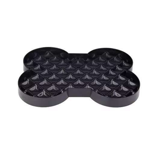 LickiMat SloDog Ahmimisenestoalusta koiralle, Musta, 35 x 26 x 3 cm - Kupit ja ruokintatarvikkeet - IM6455404 - 1