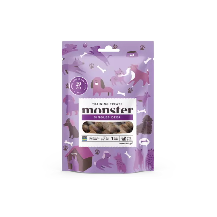 Monster Dog Training Treats Deer 100 g - Koiran treeniherkut - 468804 - 1