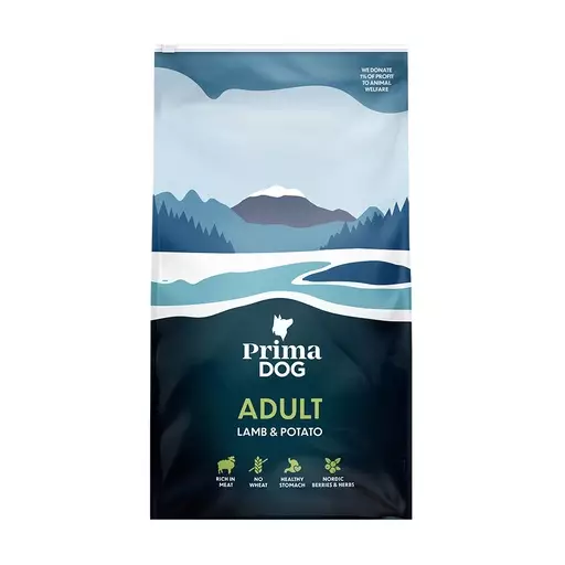 PrimaDog Adult Lammas & Peruna (2 kg) - PrimaDog koiran kuivaruoat - PP10004 - 1