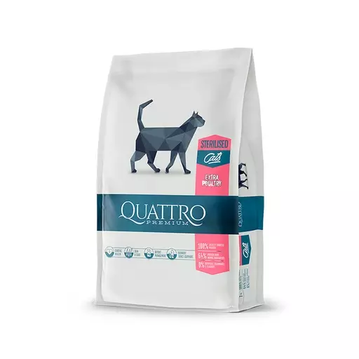 Quattro Cat Adult Sterilized 1,5 kg (7 kg) - Quattro koiran kuivaruoat - 30224 - 1