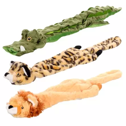 Flamingo Koiranlelu täytteetön samettieläin (Leijona) - Koiran pehmolelut - FL522335 - 1