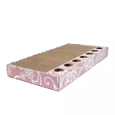 Trixie Raapimispahvi palloilla 48 × 5 × 25 cm, pinkki - Kissan lelut ja aktivointi - TR48005 - 1