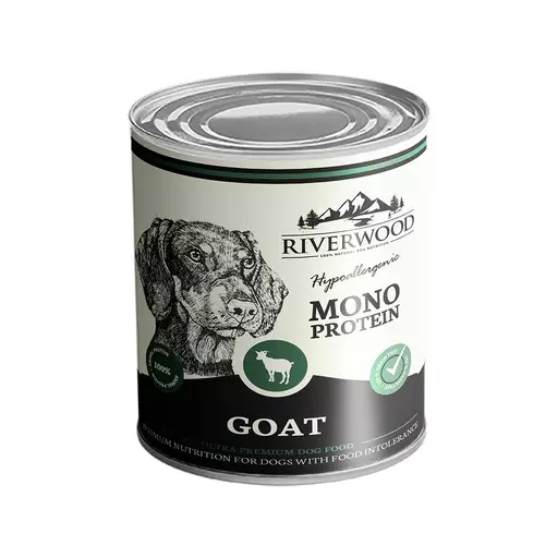 400 g Riverwood Mono Protein Vuohi, säilyke - Riverwood koiran märkäruoat - 140405 - 1