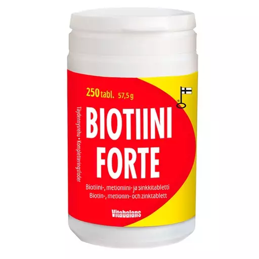 Biotiini Forte Tabletit (60 tabl.) - Ravintolisät ja -öljyt - 101905 - 1