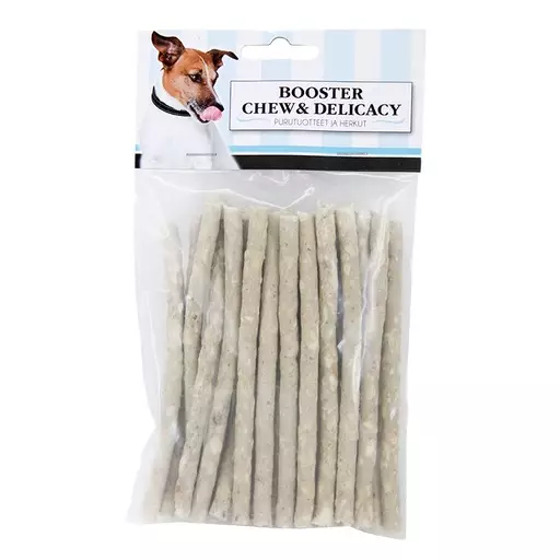 Booster Chew & Delicacy Rouhetikku, 12 cm, 20 kpl - Koiran puruluut - 93235 - 1