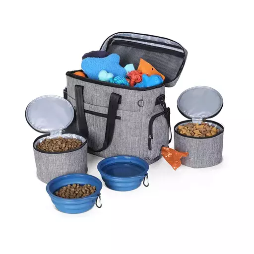 Brava Lemmikin eväs- ja viikonloppulaukku, 38x17x34cm - Koiran kantolaukut ja -liinat - 20005 - 1