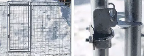 Jämpti Pro Kuumasinkitty tarhaelementti (MEDI, 175 cm x 200 cm, Ovielementti) - Koiratarhat ja kopit - 50065 - 1