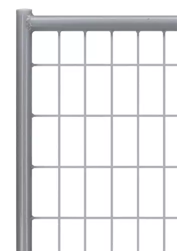 Jämpti Pro MEDI Sinkitty + maalattu peruselementti (MEDI, 185 cm x 200 cm, Vaaleanharmaa) - Koiratarhat ja kopit - 50095 - 1