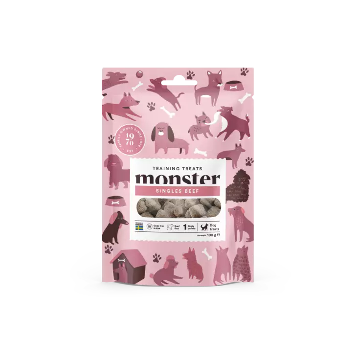Monster Dog Training Treats Beef 100 g - Koiran treeniherkut - 468805 - 1