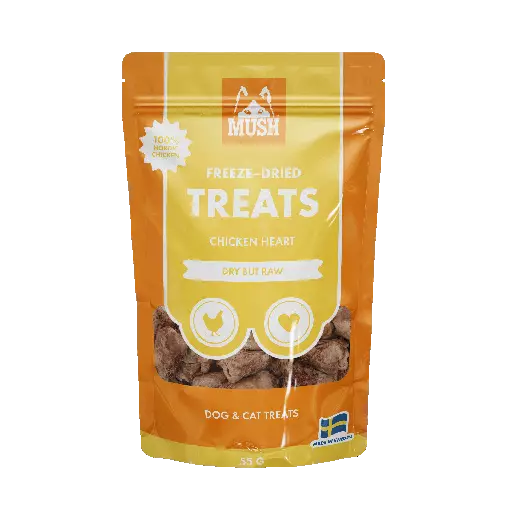 MUSH Treats Kanansydän, pakastekuivattu 50g - Koiran kuivatut herkut - MB79365 - 1
