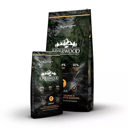Riverwood Adult Skotlantilainen lohi, vaalea kala ja silli (2 kg) - Riverwood koiran kuivaruoat - 140205 - 1
