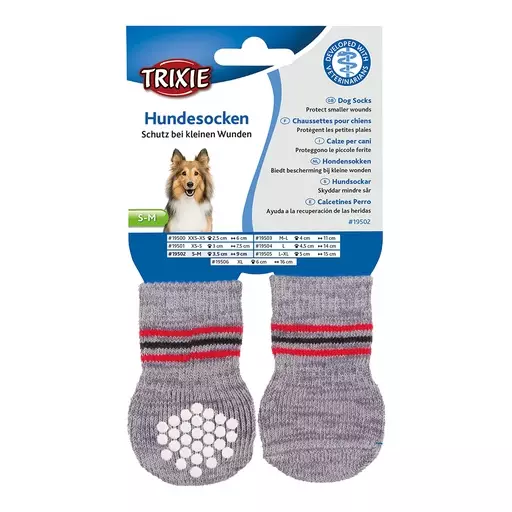 Trixie Koirien jarrusukat, 2 kpl / pkt (L-XL) - Koiran tossut - TR19505 - 1