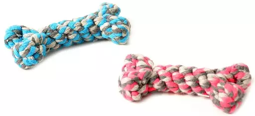 Duvo+ Punottu köysiluu, 8 cm - Koiran köysilelut - LD4705086 - 1