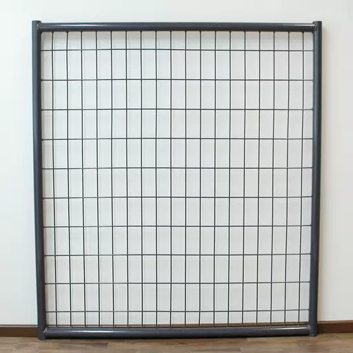 Matala tarhaelementti, maalattu, 1 m x 111,5 cm (Musta) - Koiratarhat ja kopit - 50166 - 1