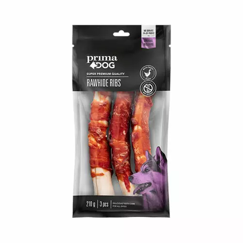 PrimaDog Ankkapururibsit 17 cm, 3 kpl, 210 g - Koiran puruluut - PP10126 - 1